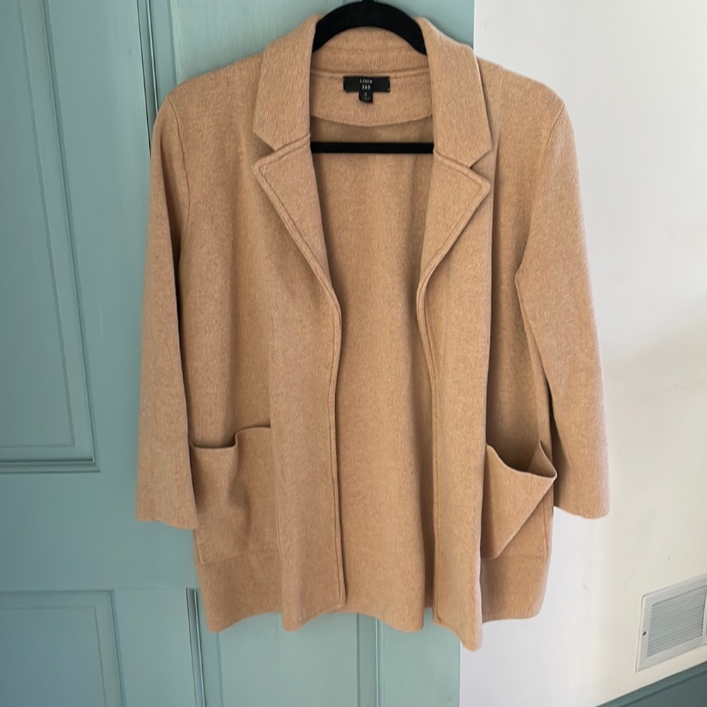 Merino Wool tan cardigan
